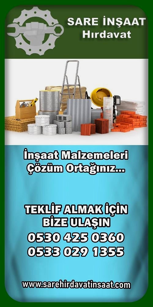 İNŞAAT MALZEMELERİ